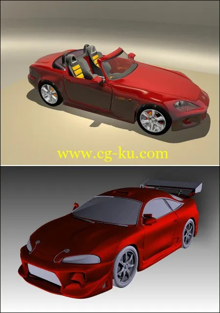 3D Models of Sports Cars的图片1