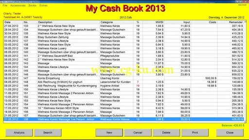 FGS Cashbook 6.6.2 Multilingual的图片1
