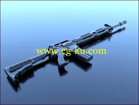 16 x 3D Models of Guns 枪支模型集合的图片1