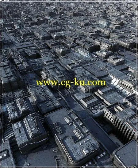 Greeble City Blocks VOL 01 (Converted to C4D)的图片1