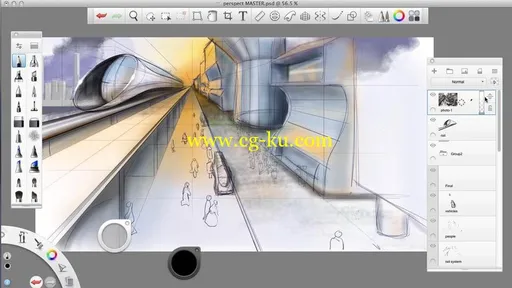Lynda – Drawing One-Point Perspective的图片1