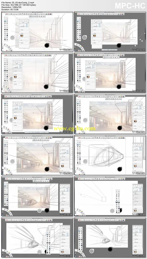 Lynda – Drawing One-Point Perspective的图片2