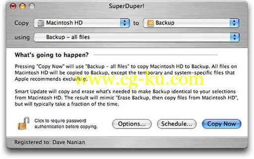 SuperDuper! 3.2 MacOSX的图片1