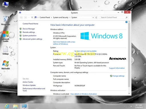 Microsoft Windows 8 Pro Lenovo x64 OEM的图片4