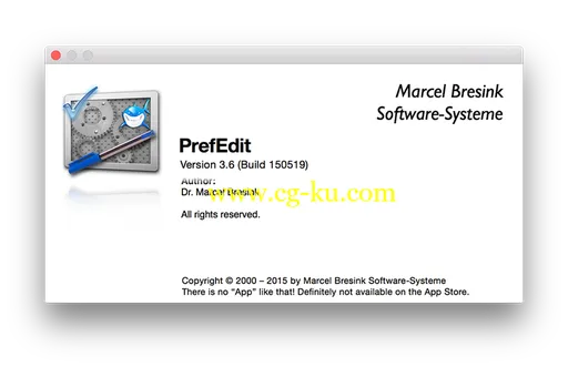 PrefEdit 4.0 MacOSX的图片1