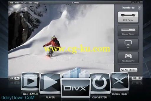 DivX Plus Pro v9.1.1 Build 11.0.1.41 视频播放格式转换器的图片2