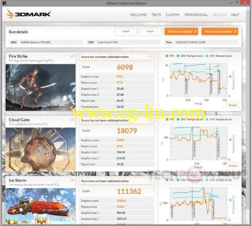 Futuremark 3DMark Pro 2.4.4163 Multilingual的图片1