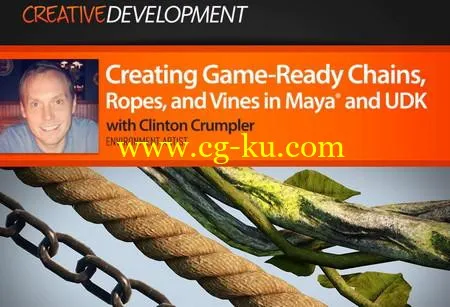 Dixxl Tuxxs – Creating Game-Ready Chains, Ropes, and Vines in Maya and UDK by Clinton Crumpler的图片1
