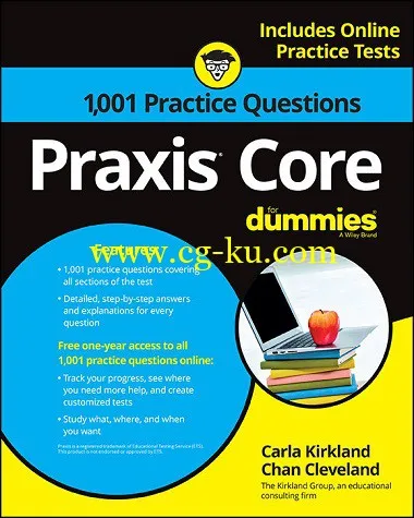 1,001 Praxis Core Practice Questions For Dummies With Online Practice by Carla C. Kirkland-P2P的图片1