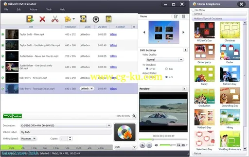 Xilisoft DVD Creator 7.1.3.20130516 DVD视频刻录软件的图片3