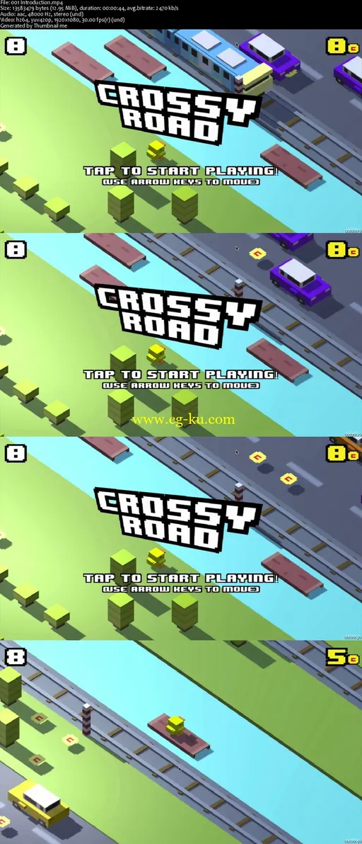 Unity3D Creating a Crossy Road Video Game的图片2