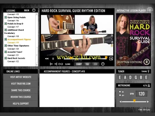 Truefire – Angus Clark’s Hard Rock Guitar Survival Guide: Rhythm Edition (2013)硬摇滚吉他生存指南的图片2