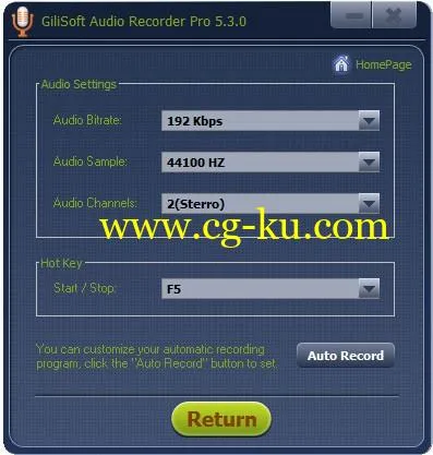 GiliSoft Audio Recorder Pro 7.4.0的图片1