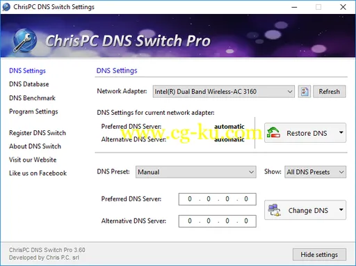 ChrisPC DNS Switch Pro 3.60的图片1
