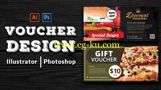 How to Design Voucher Cards in Photoshop and Illustrator的图片1