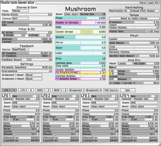 Soundemote Mushroom Generator v1.0.0 WiN / OSX的图片1