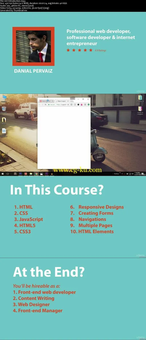 HTML and CSS for Beginners – Web Design & Development的图片2