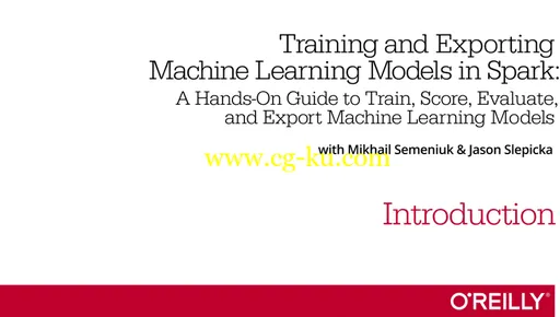 Training and Exporting Machine Learning Models in Spark的图片1