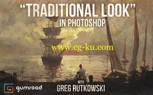 Gumroad – Traditional look in Photoshop by Greg Rutkowski的图片1