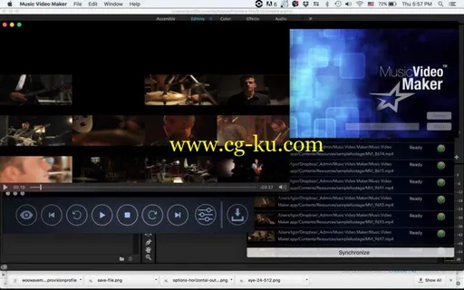 Musician Video Maker Pro 2.0 MacOSX的图片1