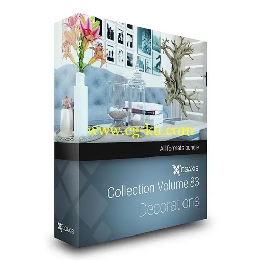 CGAxis Models Volume 83 Decorations的图片1