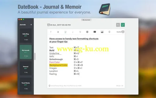 DateBook 1.0.5 MacoS的图片1