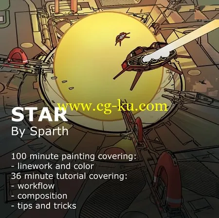 STAR – line work and color tutorial By Sparth的图片1