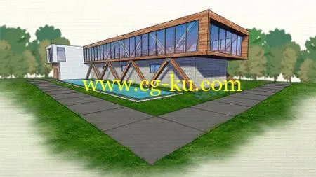 SketchUp: Concept Drawings with Photoshop的图片1