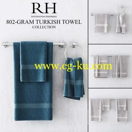 RH 802-GRAM TURKISH TOWEL COLLECTION 2的图片1