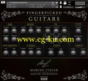 Marcos Ciscar Fingerpicked Guitars KONTAKT的图片1