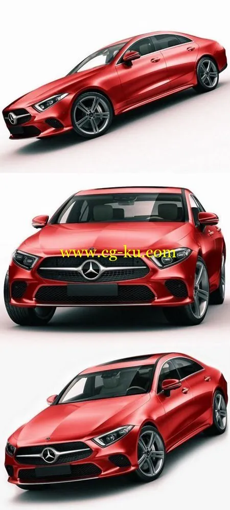 Mercedes-Benz CLS 2018 3D model的图片1