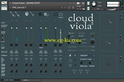 Sound Dust Cloud Viola 2 KONTAKT的图片1