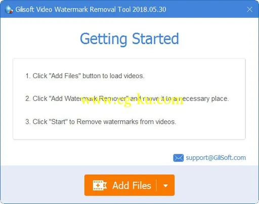 GiliSoft Video Watermark Removal Tool 2018.05.30的图片1