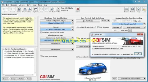 Mechanical Simulation CarSim 2017.1的图片3