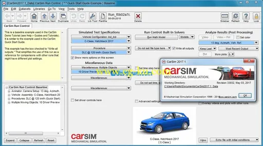 Mechanical Simulation CarSim 2017.1的图片4