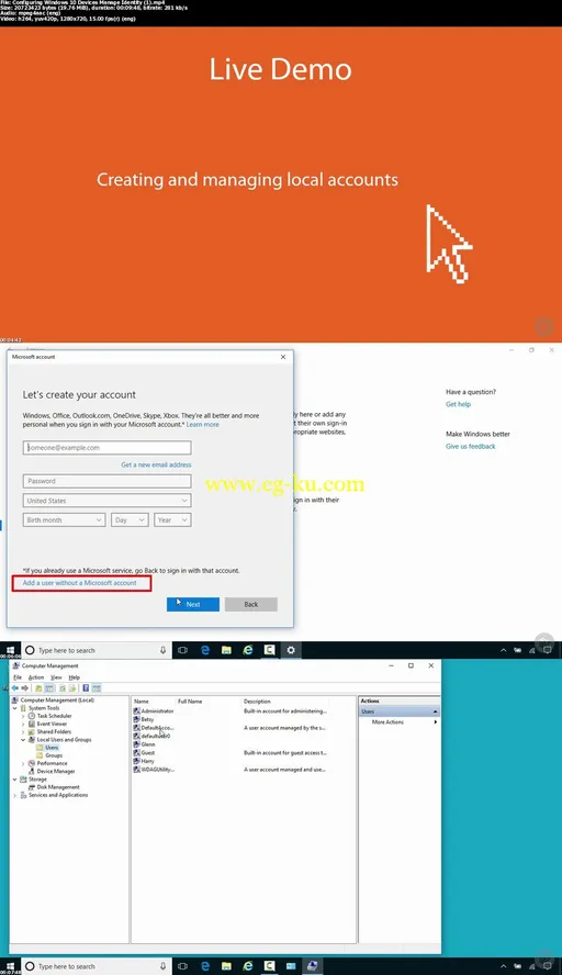 Configuring Windows 10 Devices: Manage Identity的图片3