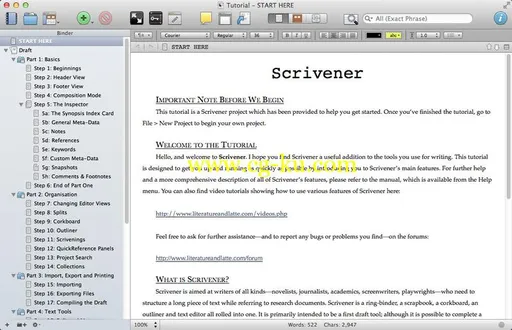 Scrivener 3.0.1 MacOSX的图片1