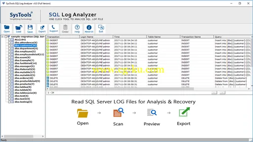 SysTools SQL Log Analyzer 5.0的图片1