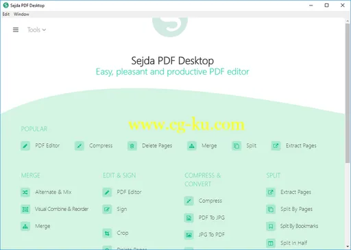Sejda PDF Desktop Pro 5.0.2 Multilingual的图片1