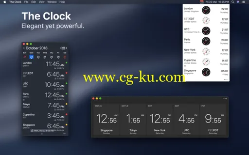 The Clock 4.0.5 Multilingual MacOS的图片1