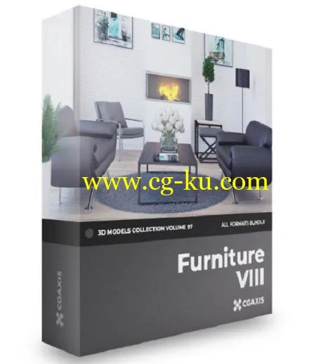 CGAxis Models Volume 97 Furniture VIII的图片1