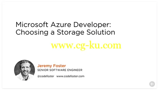 Microsoft Azure Developer: Choosing a Storage Solution的图片3