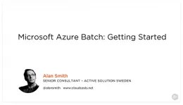 Microsoft Azure Batch: Getting Started的图片1