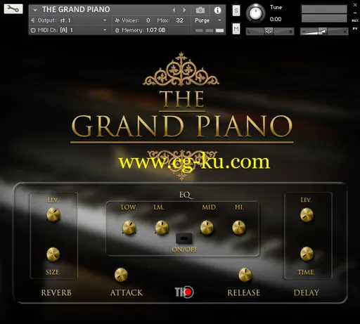 TH Studio Production THE GRAND PIANO For NATiVE iNSTRUMENTS KONTAKT-DISCOVER的图片2