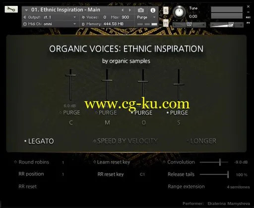 Organic Samples Organic Voices Volume 2 Ethnic Inspiration For NATiVE iNSTRUMENTS KONTAKT-DISCOVER的图片1