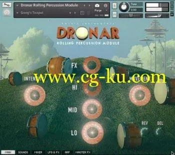 Gothic Instruments – Dronar Rolling Percussion Module的图片1