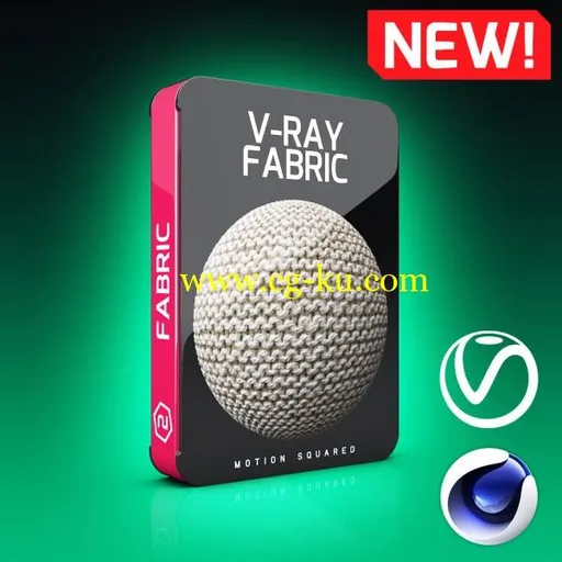 Motion Squared – V-Ray Fabric Texture Pack for Cinema 4D的图片1