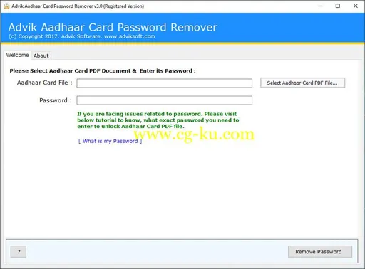 Advik Aadhaar Card Password Remover 3.0的图片1