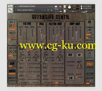 Insanity Samples Offensive Synth KONTAKT-SYNTHiC4TE的图片1