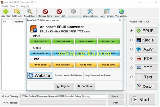 AniceSoft EPUB Converter 14.0.1的图片1